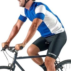 Zefal Black Bicycle Shorts With Leg Grip and Pads W- XLK